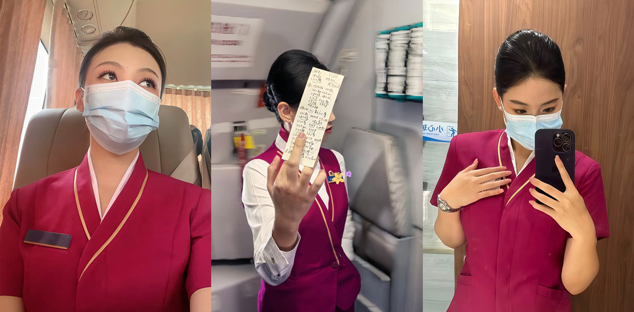 南方航空美女空姐竟然在推特上做福利姬與金主在飛機上廁所空震性愛視頻流出 - 